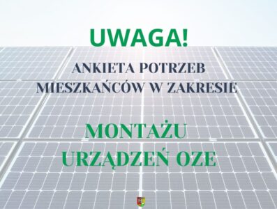 Jesteś zainteresowany dofinansowaniem do odnawialnych źródeł energii? Wypełnij ankietę!