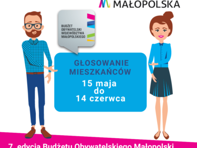 Zagłosuj w Budżecie Obywatelskim Województwa Małopolskiego