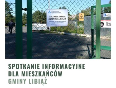 Spotkanie informacyjne w sprawie planowanej inwestycji na terenie oczyszczalni ścieków w Libiążu