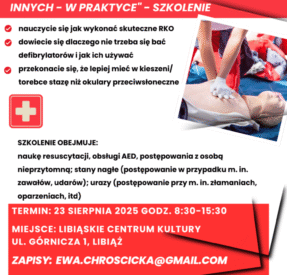 Bezpłatne szkolenie z pierwszej pomocy w Libiążu – zapisz się już dziś!