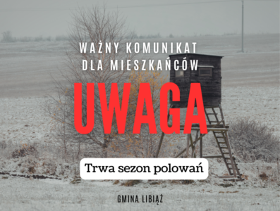 Aktualizacja – Trwa sezon polowań zbiorowych. Gmina przypomina o zasadach i apeluje o ostrożność