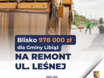 Blisko 3 mln zł wsparcia na drogi w gminie Libiąż