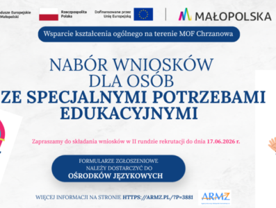 Język otwiera świat. Ruszył nabór do wyjątkowego projektu dla uczniów ze specjalnymi potrzebami edukacyjnymi Uczniowie ze specjalnymi potrzebami edukacyjnymi.